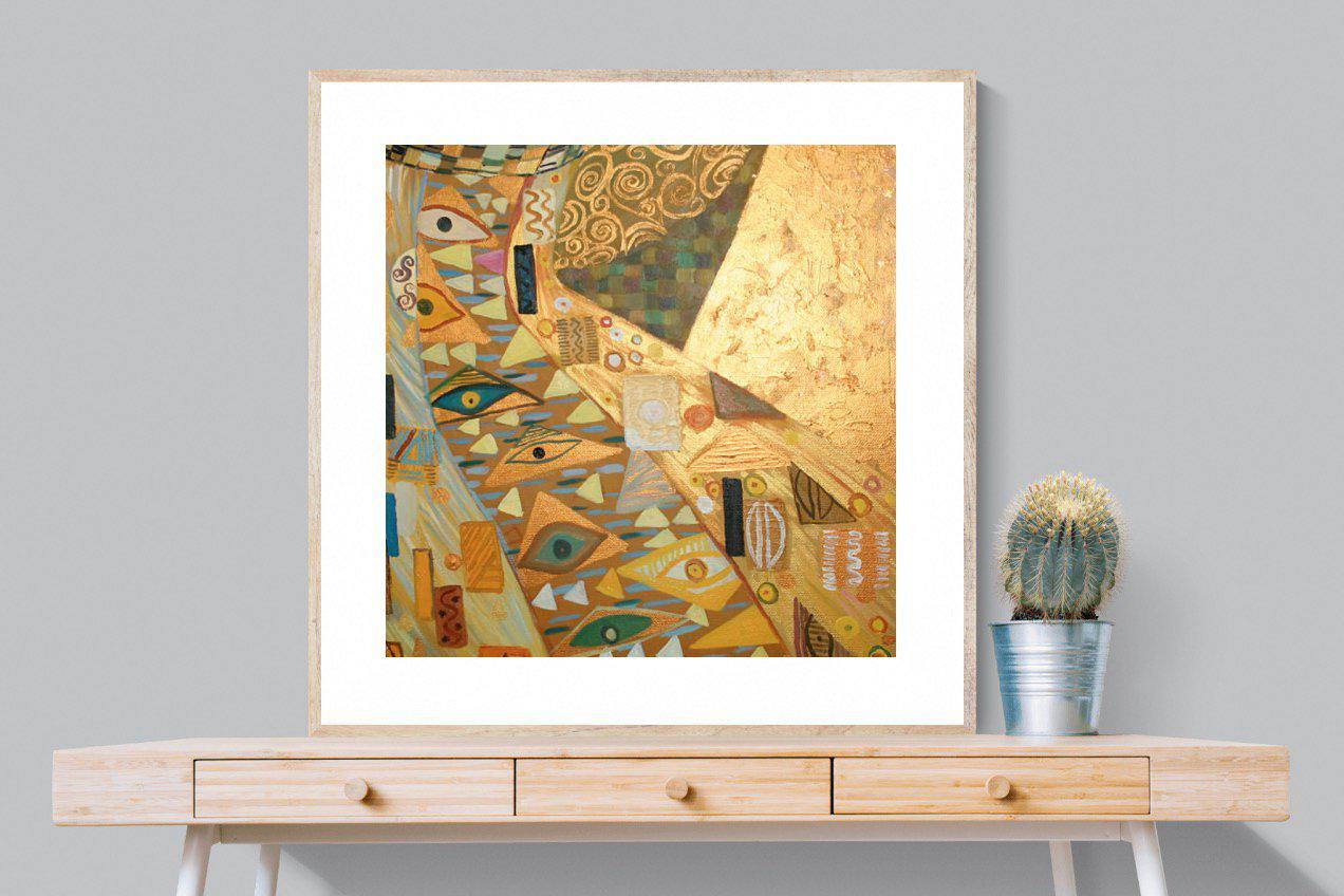 Golden-Wall_Art-100 x 100cm-Framed Print-Wood-Pixalot