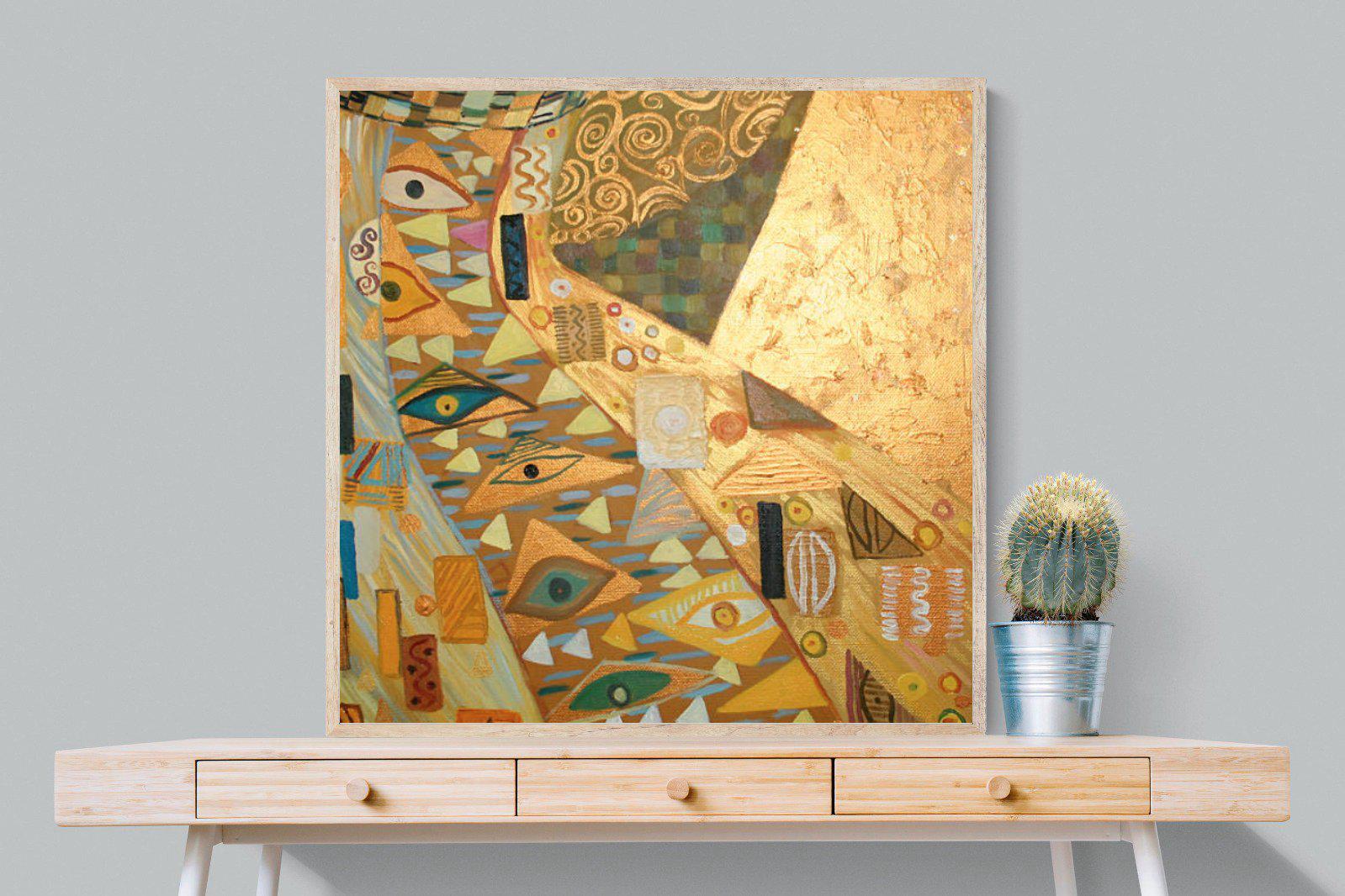 Golden-Wall_Art-100 x 100cm-Mounted Canvas-Wood-Pixalot