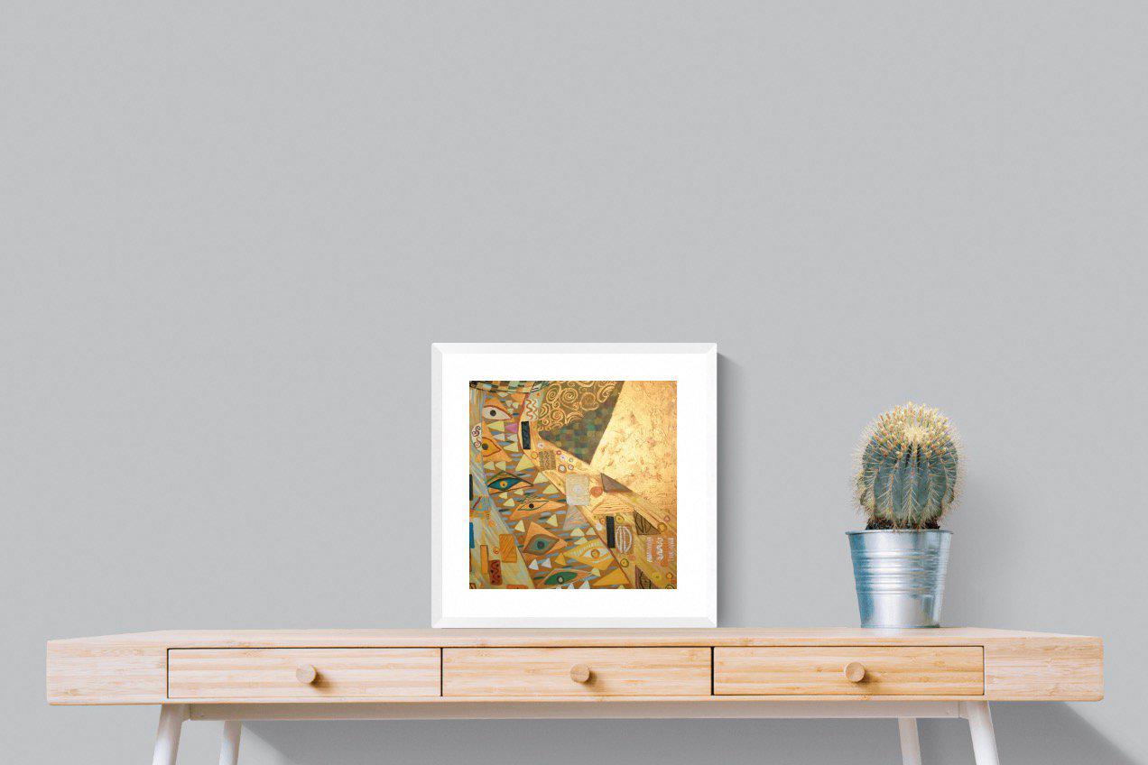 Golden-Wall_Art-50 x 50cm-Framed Print-White-Pixalot