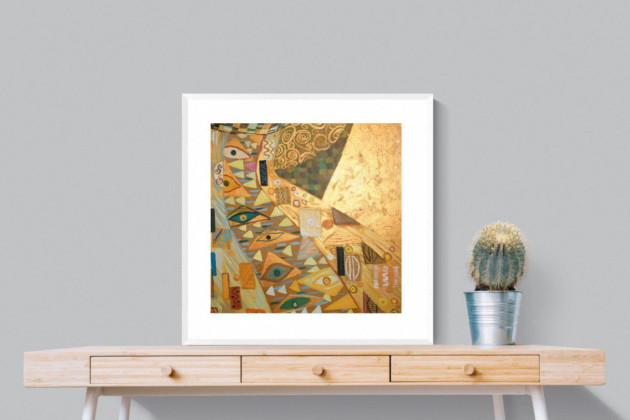 Golden-Wall_Art-80 x 80cm-Framed Print-White-Pixalot