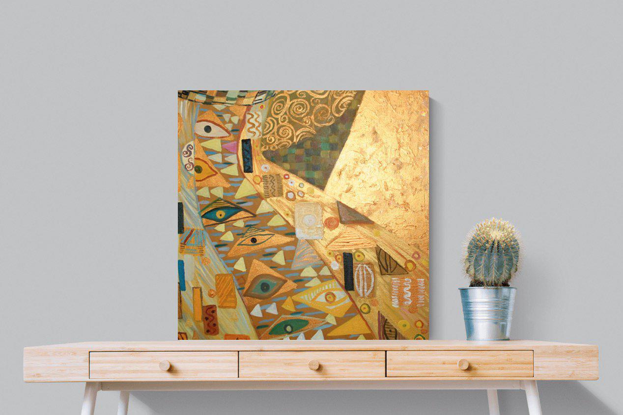 Golden-Wall_Art-80 x 80cm-Mounted Canvas-No Frame-Pixalot