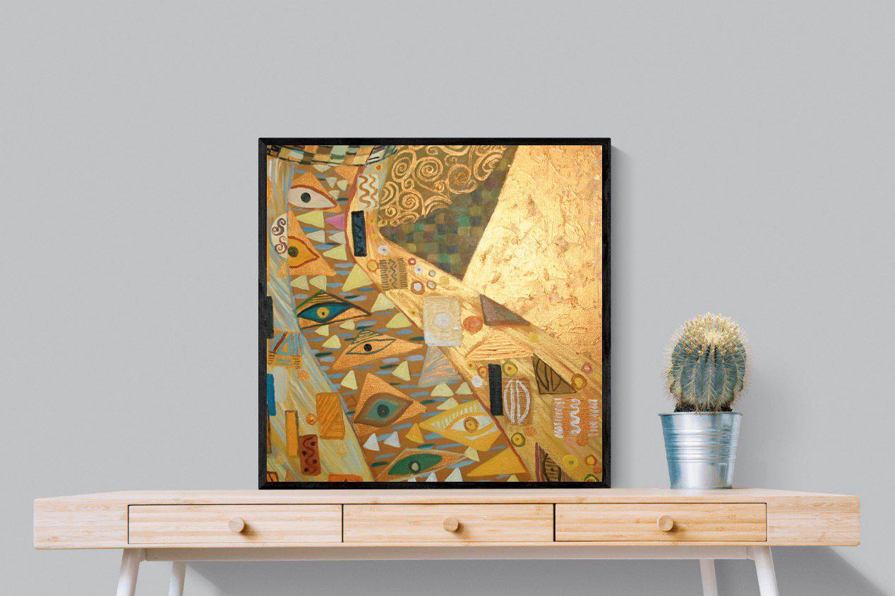 Golden-Wall_Art-80 x 80cm-Mounted Canvas-Black-Pixalot