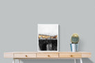 Golden Precipice-Wall_Art-45 x 60cm-Mounted Canvas-White-Pixalot