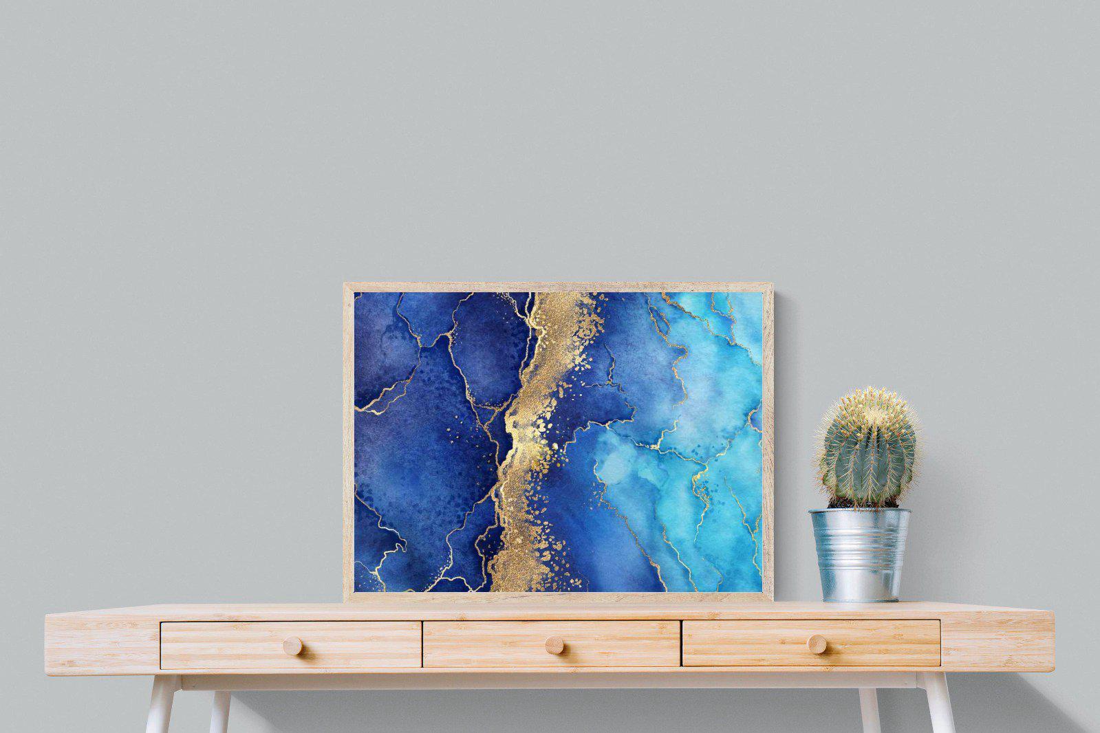 Golden Veins-Wall_Art-80 x 60cm-Mounted Canvas-Wood-Pixalot