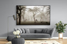 Grazing in the Fog-Wall_Art-220 x 130cm-Mounted Canvas-Black-Pixalot