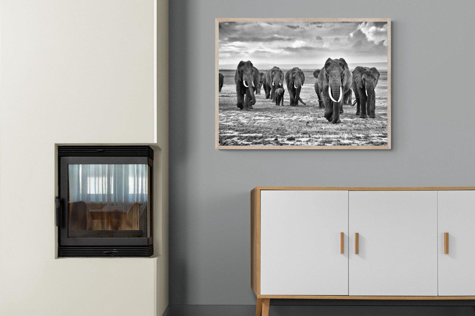 Great Tuskers-Wall_Art-100 x 75cm-Mounted Canvas-Wood-Pixalot