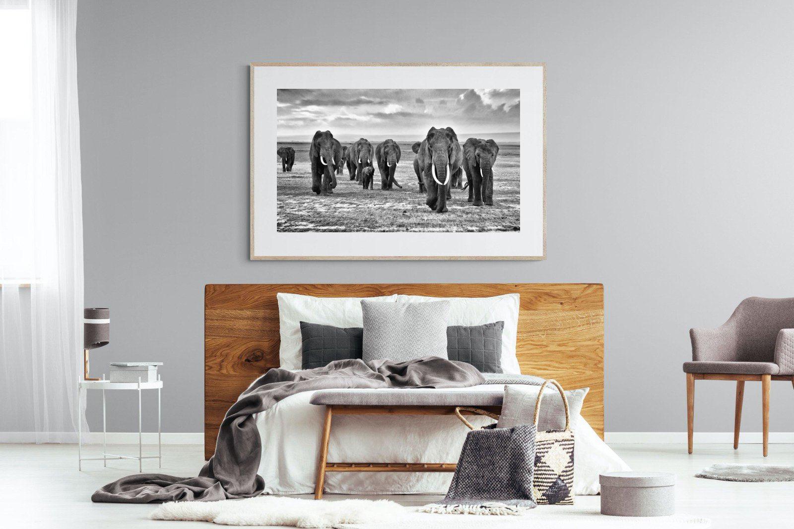 Great Tuskers-Wall_Art-150 x 100cm-Framed Print-Wood-Pixalot