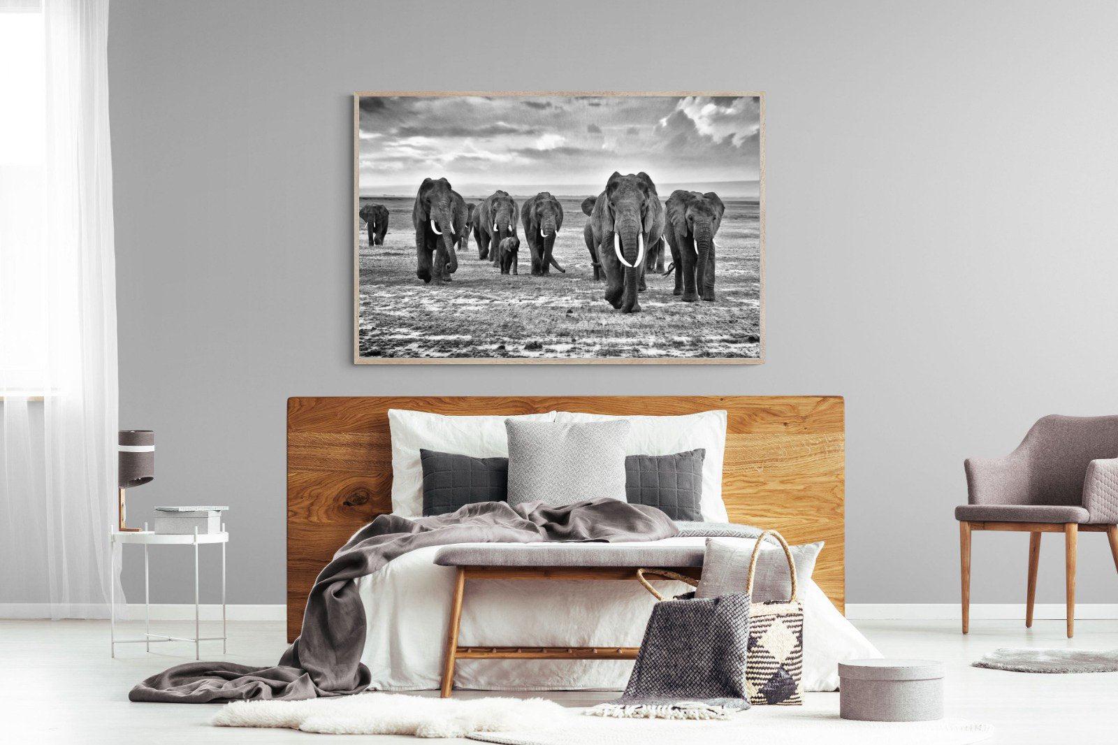 Great Tuskers-Wall_Art-150 x 100cm-Mounted Canvas-Wood-Pixalot