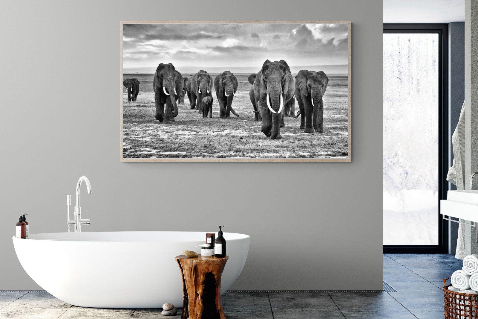 Great Tuskers-Wall_Art-180 x 110cm-Mounted Canvas-Wood-Pixalot