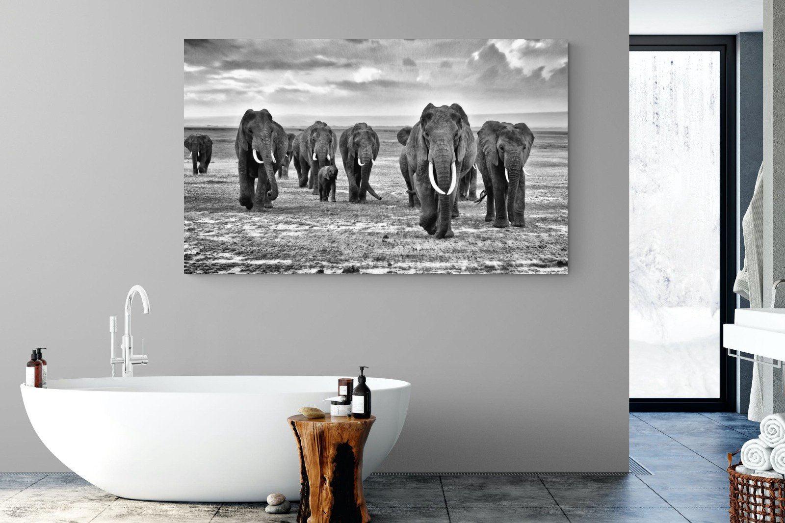 Great Tuskers-Wall_Art-180 x 110cm-Mounted Canvas-No Frame-Pixalot