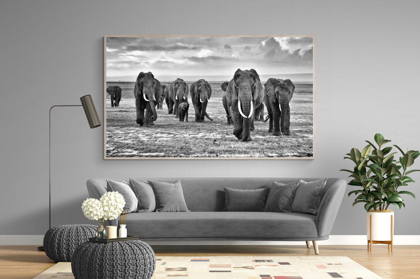 Great Tuskers-Wall_Art-220 x 130cm-Mounted Canvas-Wood-Pixalot