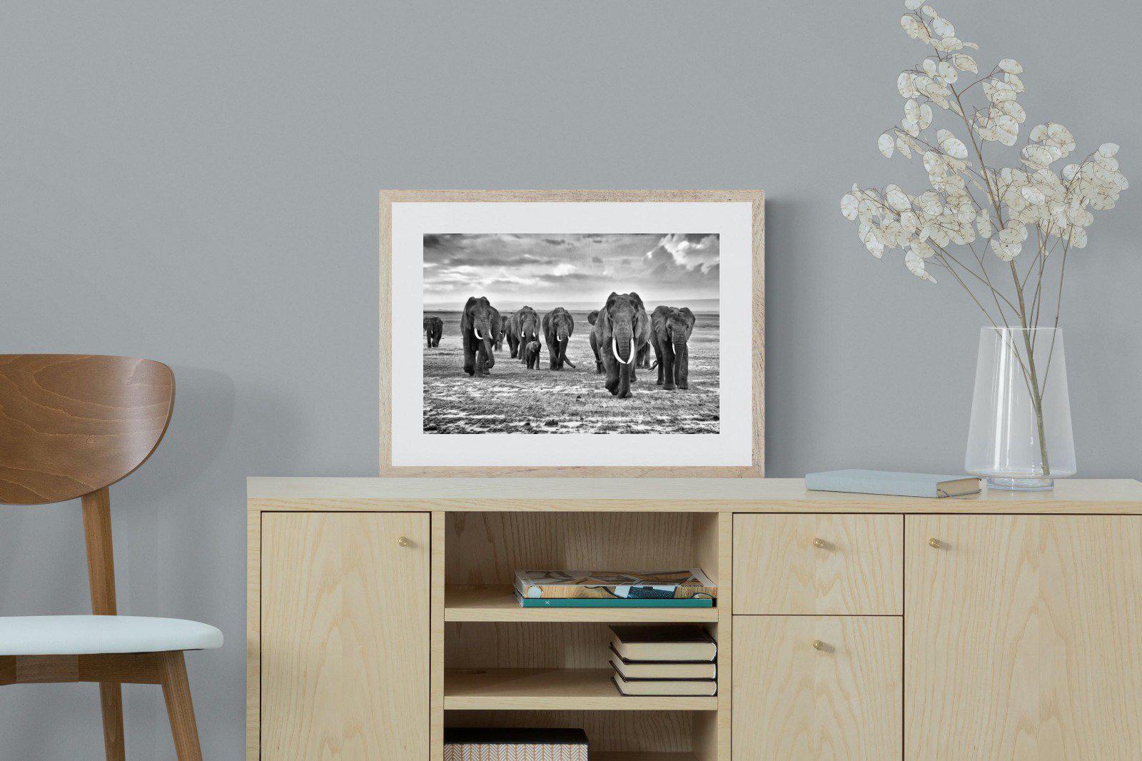 Great Tuskers-Wall_Art-60 x 45cm-Framed Print-Wood-Pixalot