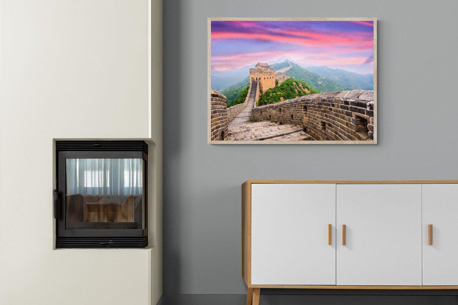 Great Wall-Wall_Art-100 x 75cm-Mounted Canvas-Wood-Pixalot