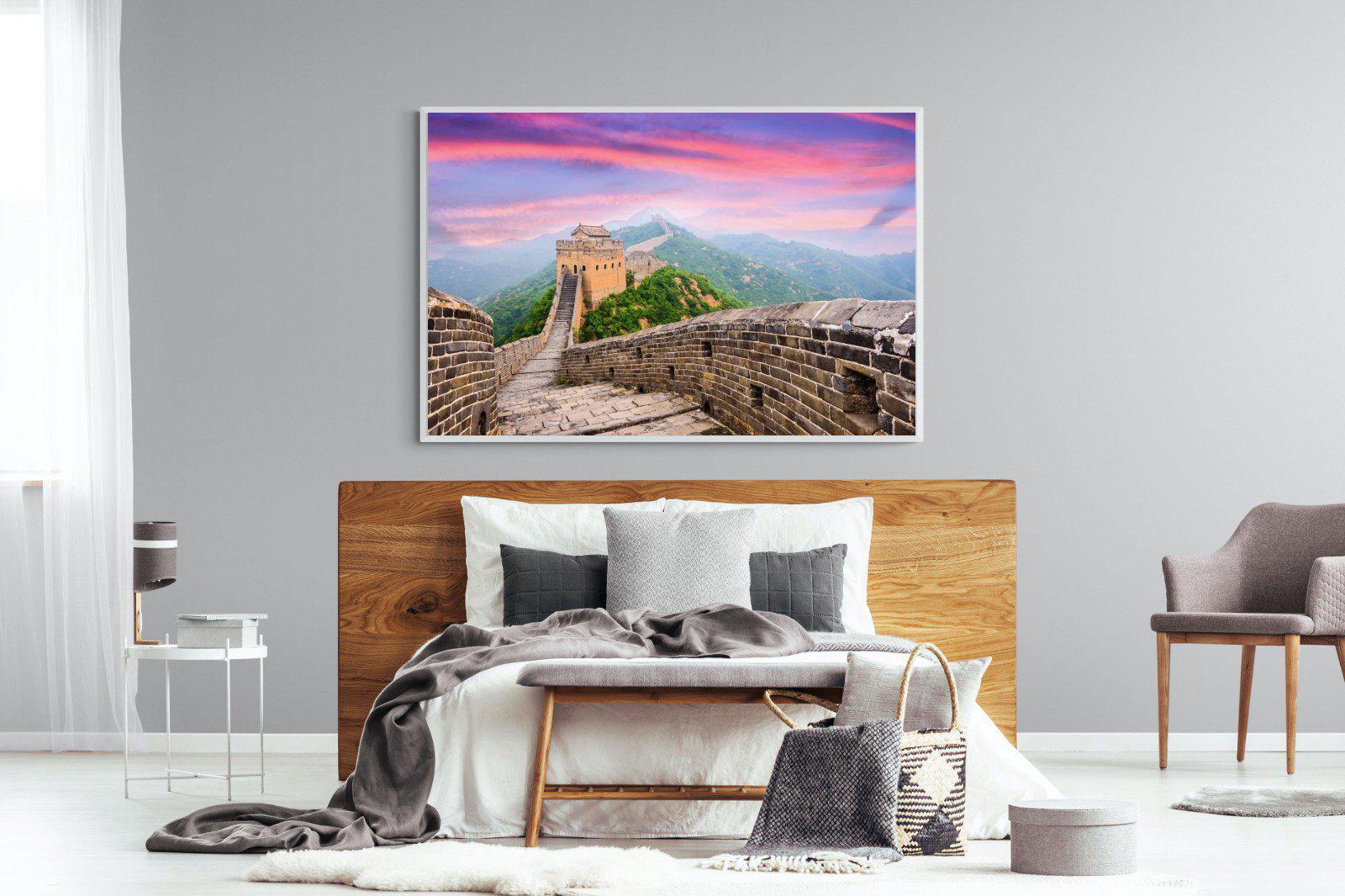 Great Wall-Wall_Art-150 x 100cm-Mounted Canvas-White-Pixalot