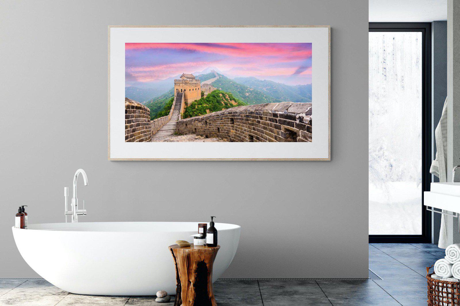 Great Wall-Wall_Art-180 x 110cm-Framed Print-Wood-Pixalot