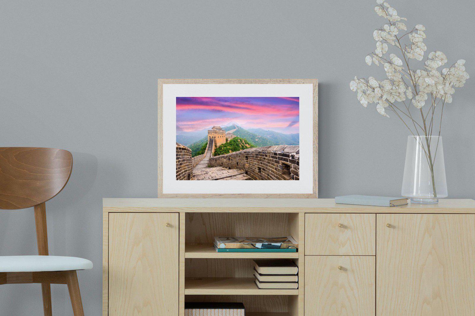 Great Wall-Wall_Art-60 x 45cm-Framed Print-Wood-Pixalot