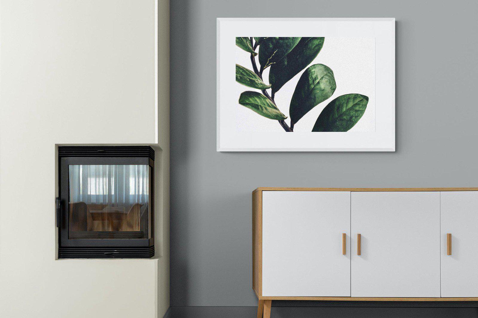 Green & Healthy-Wall_Art-100 x 75cm-Framed Print-White-Pixalot