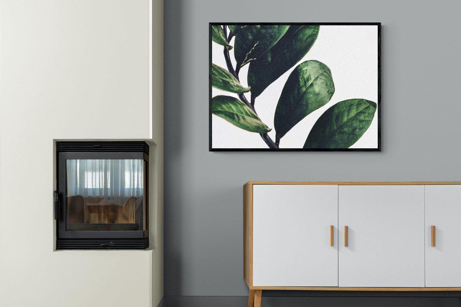 Green & Healthy-Wall_Art-100 x 75cm-Mounted Canvas-Black-Pixalot
