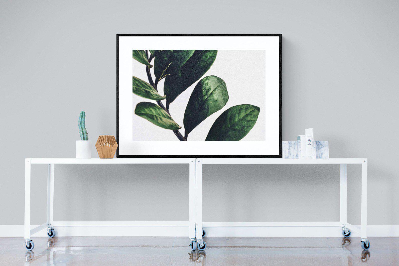 Green & Healthy-Wall_Art-120 x 90cm-Framed Print-Black-Pixalot