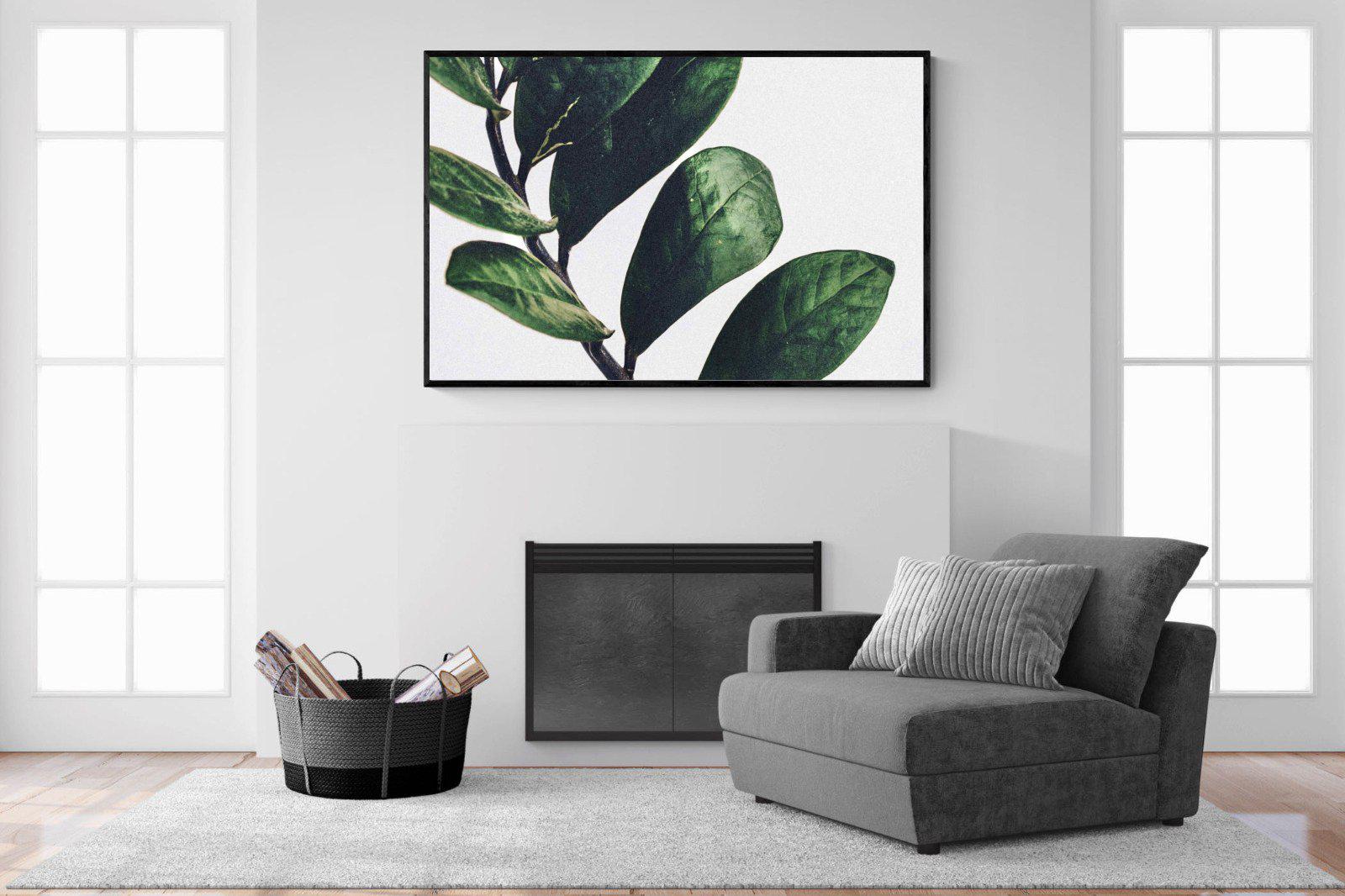 Green & Healthy-Wall_Art-150 x 100cm-Mounted Canvas-Black-Pixalot
