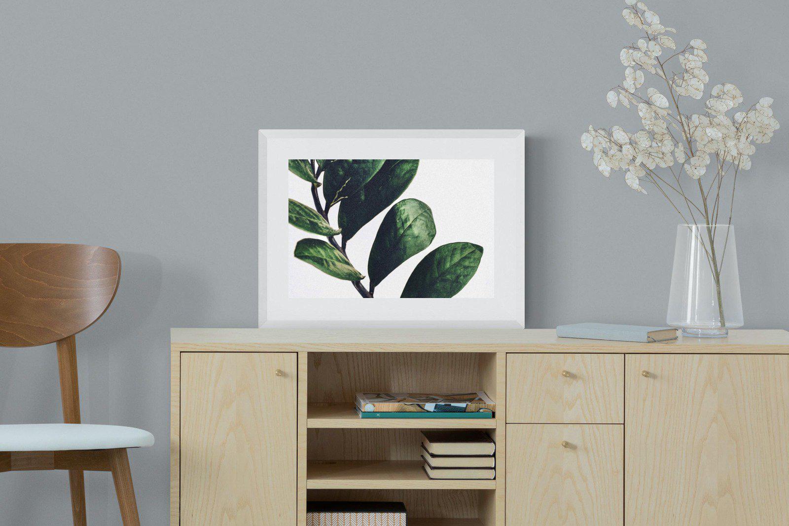 Green & Healthy-Wall_Art-60 x 45cm-Framed Print-White-Pixalot