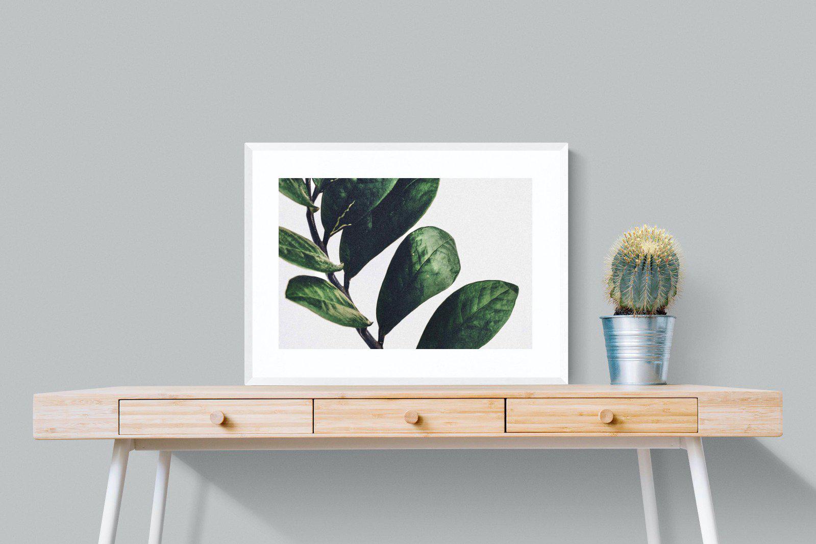 Green & Healthy-Wall_Art-80 x 60cm-Framed Print-White-Pixalot