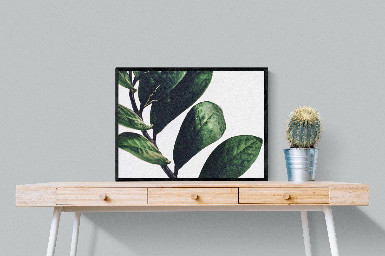 Green & Healthy-Wall_Art-80 x 60cm-Mounted Canvas-Black-Pixalot