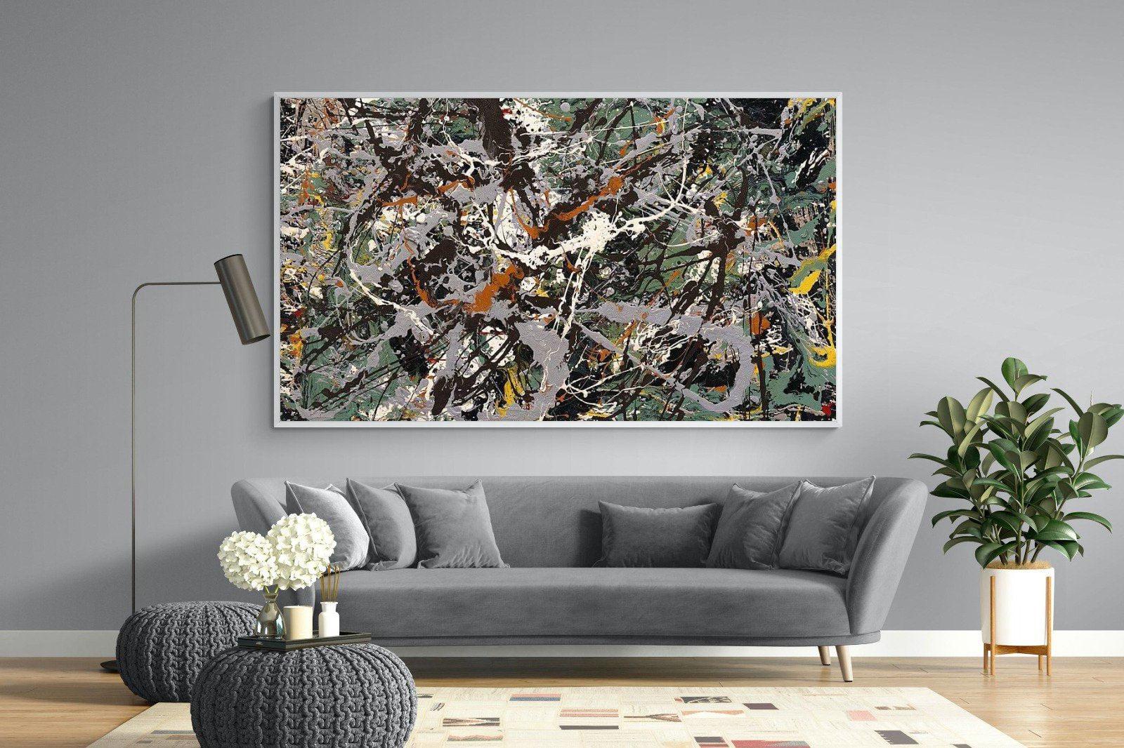 Green Silver-Wall_Art-220 x 130cm-Mounted Canvas-White-Pixalot
