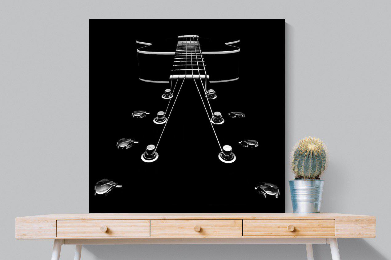 Guitar-Wall_Art-100 x 100cm-Mounted Canvas-No Frame-Pixalot