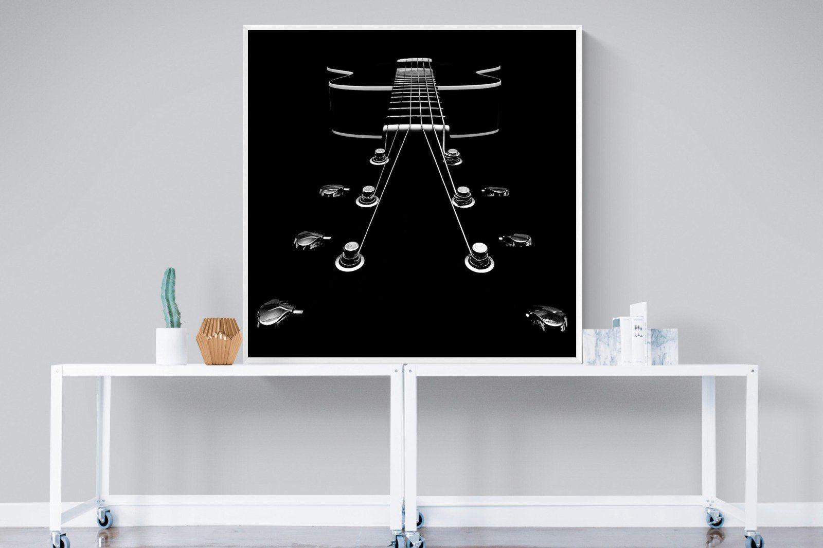 Guitar-Wall_Art-120 x 120cm-Mounted Canvas-White-Pixalot