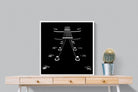 Guitar-Wall_Art-80 x 80cm-Mounted Canvas-White-Pixalot