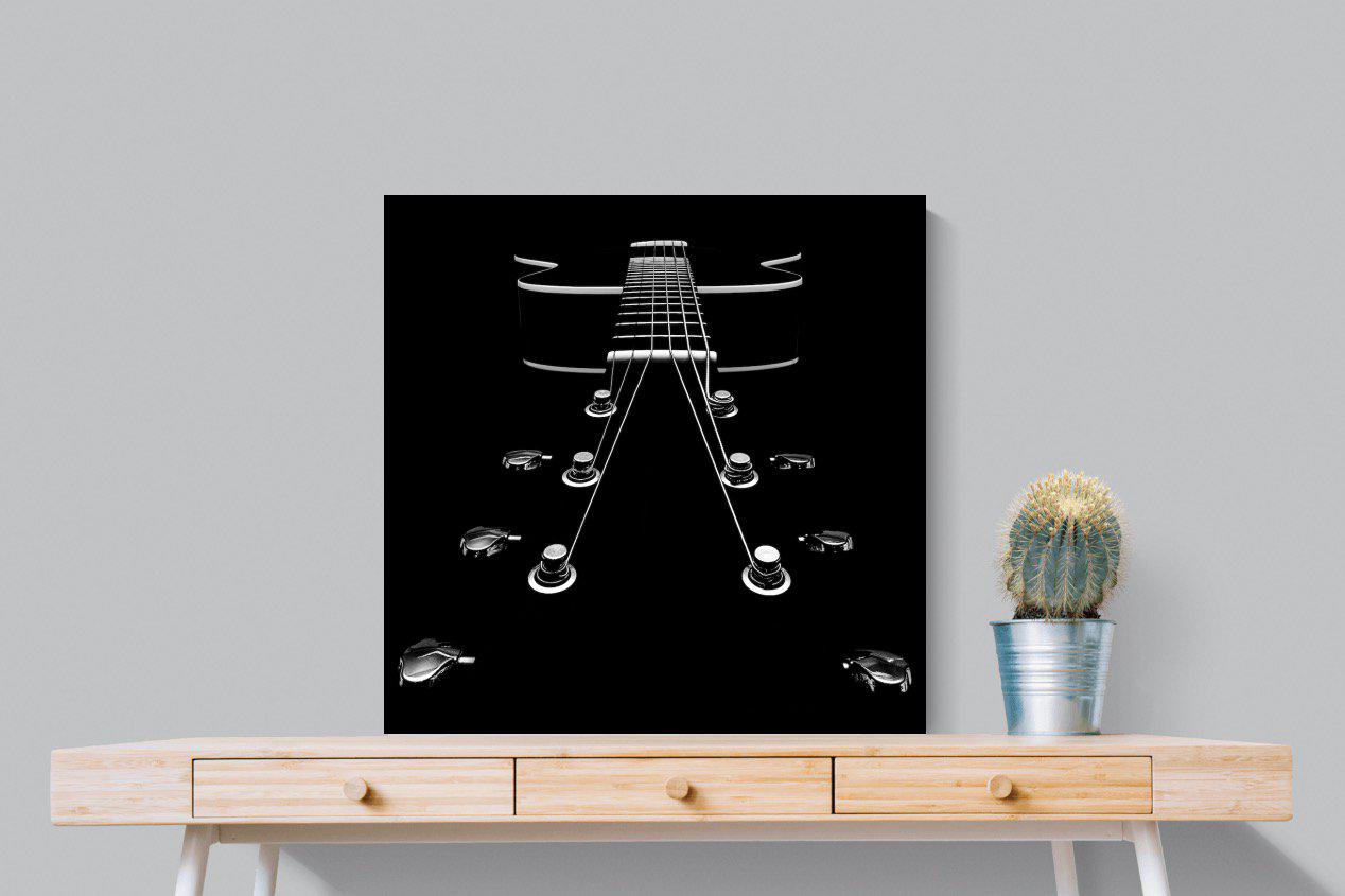 Guitar-Wall_Art-80 x 80cm-Mounted Canvas-No Frame-Pixalot