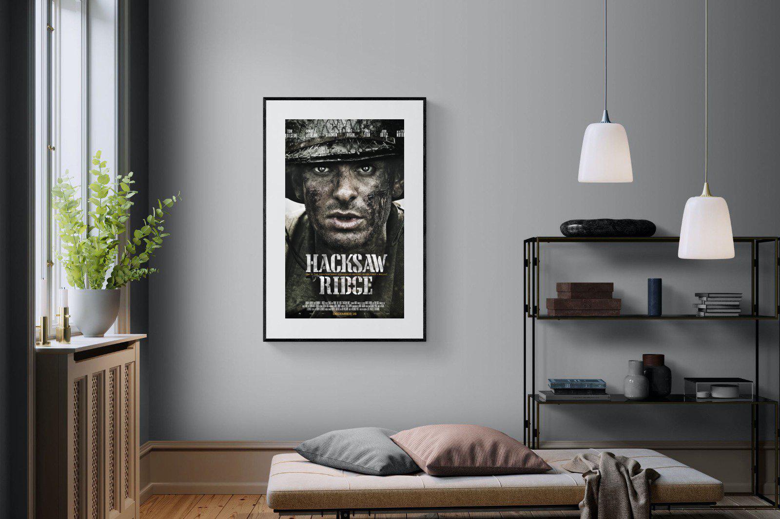 Hacksaw Ridge-Wall_Art-100 x 150cm-Framed Print-Black-Pixalot