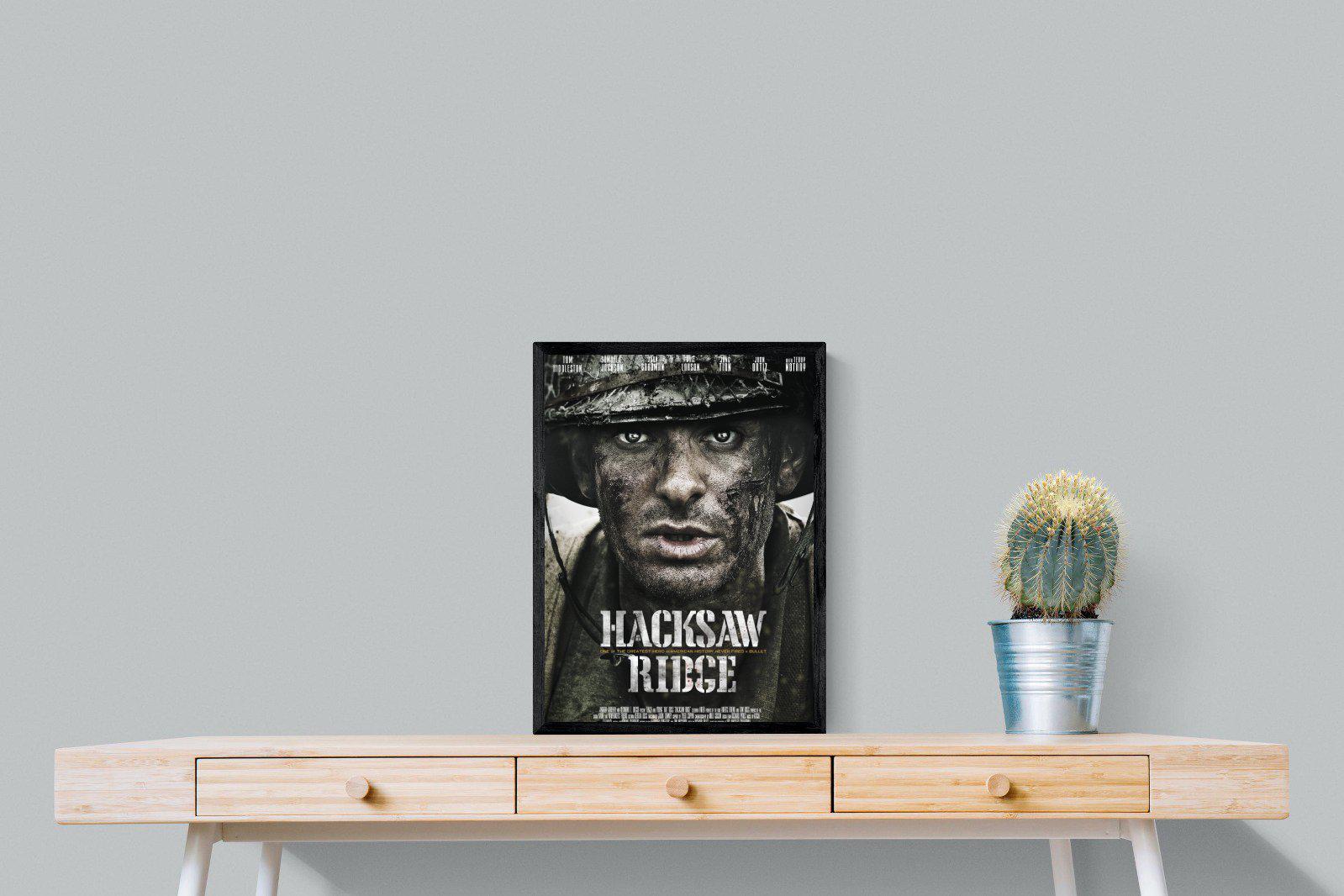 Hacksaw Ridge-Wall_Art-45 x 60cm-Mounted Canvas-Black-Pixalot