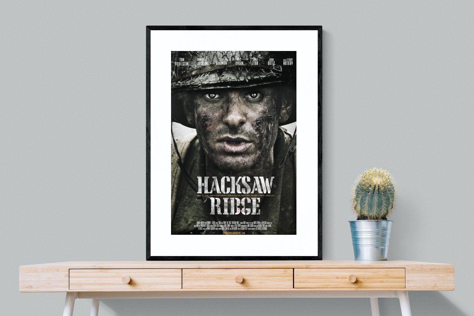 Hacksaw Ridge-Wall_Art-75 x 100cm-Framed Print-Black-Pixalot