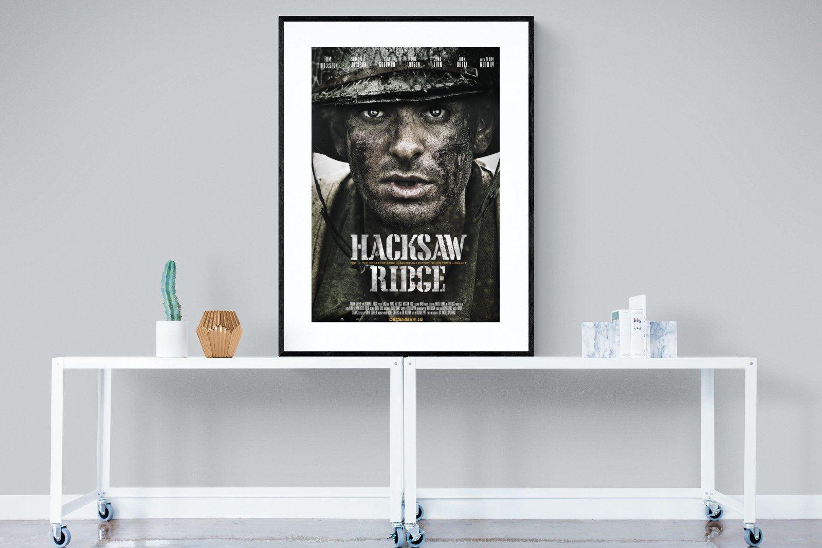 Hacksaw Ridge-Wall_Art-90 x 120cm-Framed Print-Black-Pixalot