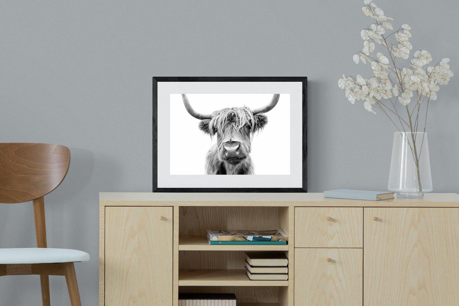 Hairy-Wall_Art-60 x 45cm-Framed Print-Black-Pixalot