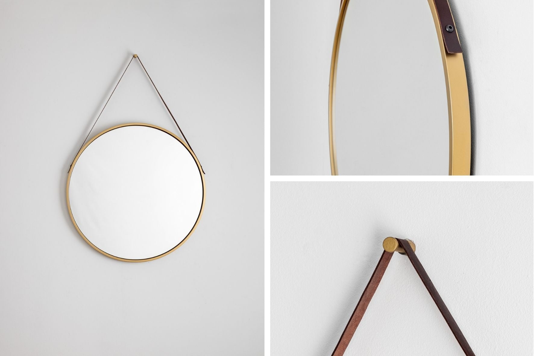Hanging Circle Mirror-Wall_Art-Gold-Pixalot