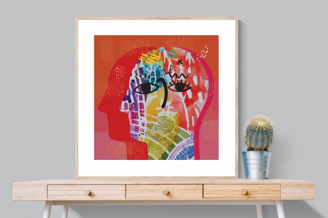 Happiness-Wall_Art-100 x 100cm-Framed Print-Wood-Pixalot