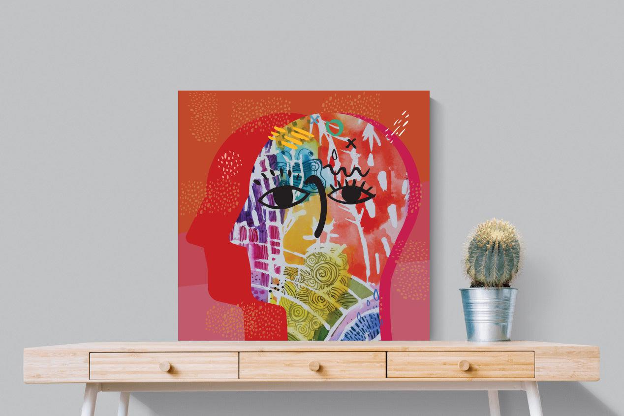 Happiness-Wall_Art-80 x 80cm-Mounted Canvas-No Frame-Pixalot