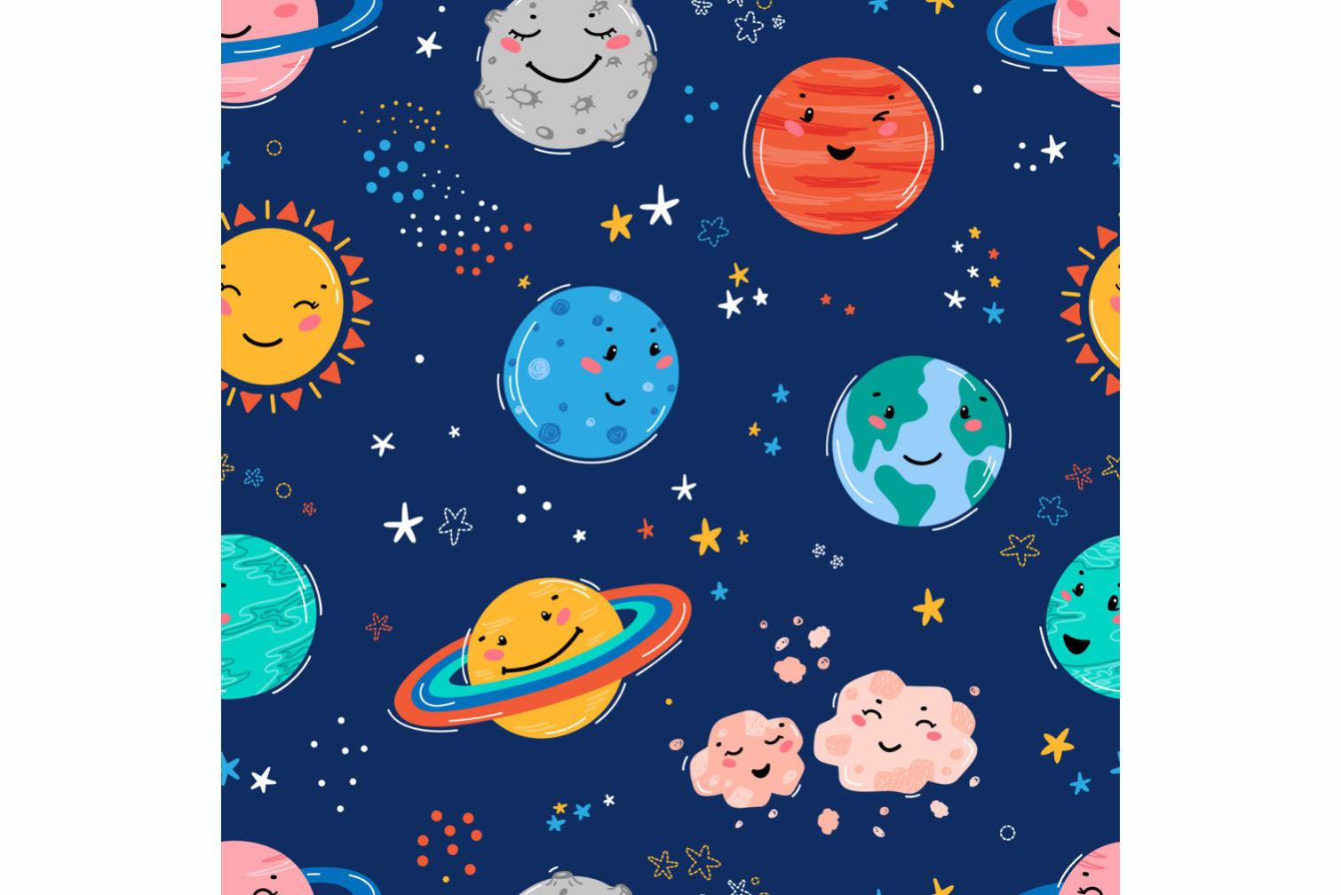 Happy Planets-Wall_Art-Pixalot