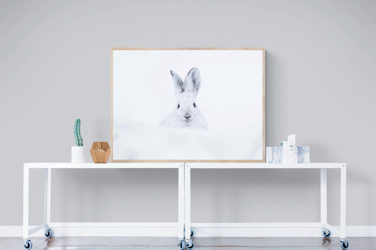 Hare-Wall_Art-120 x 90cm-Mounted Canvas-Wood-Pixalot