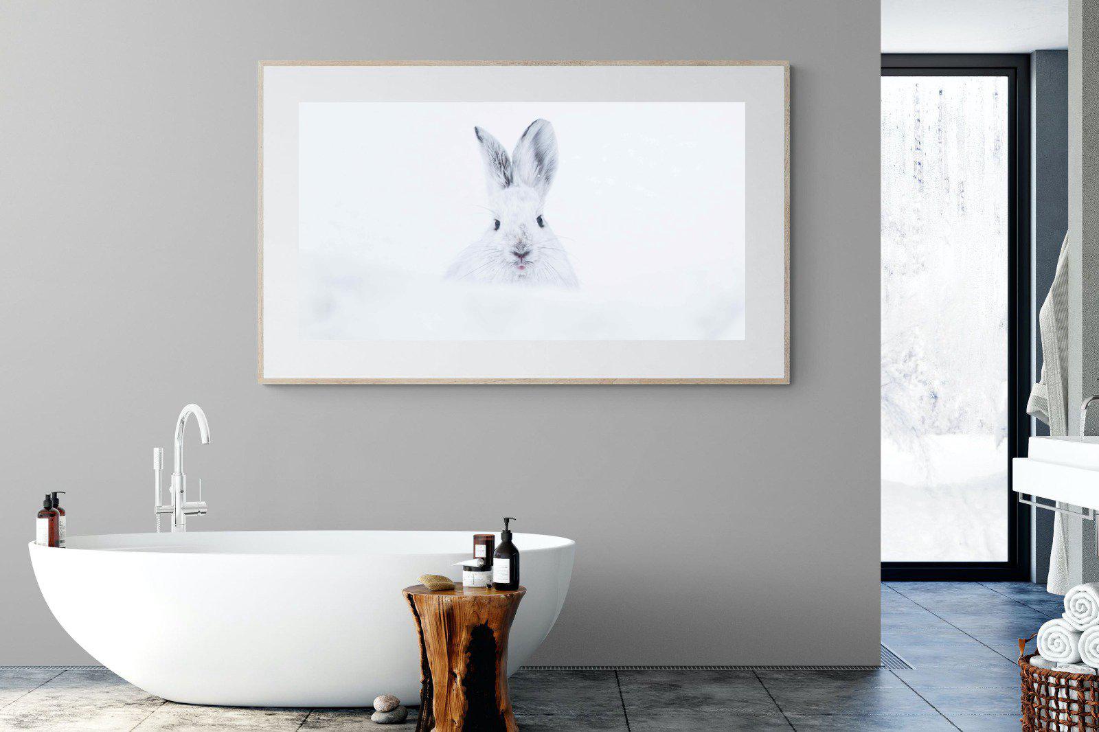 Hare-Wall_Art-180 x 110cm-Framed Print-Wood-Pixalot