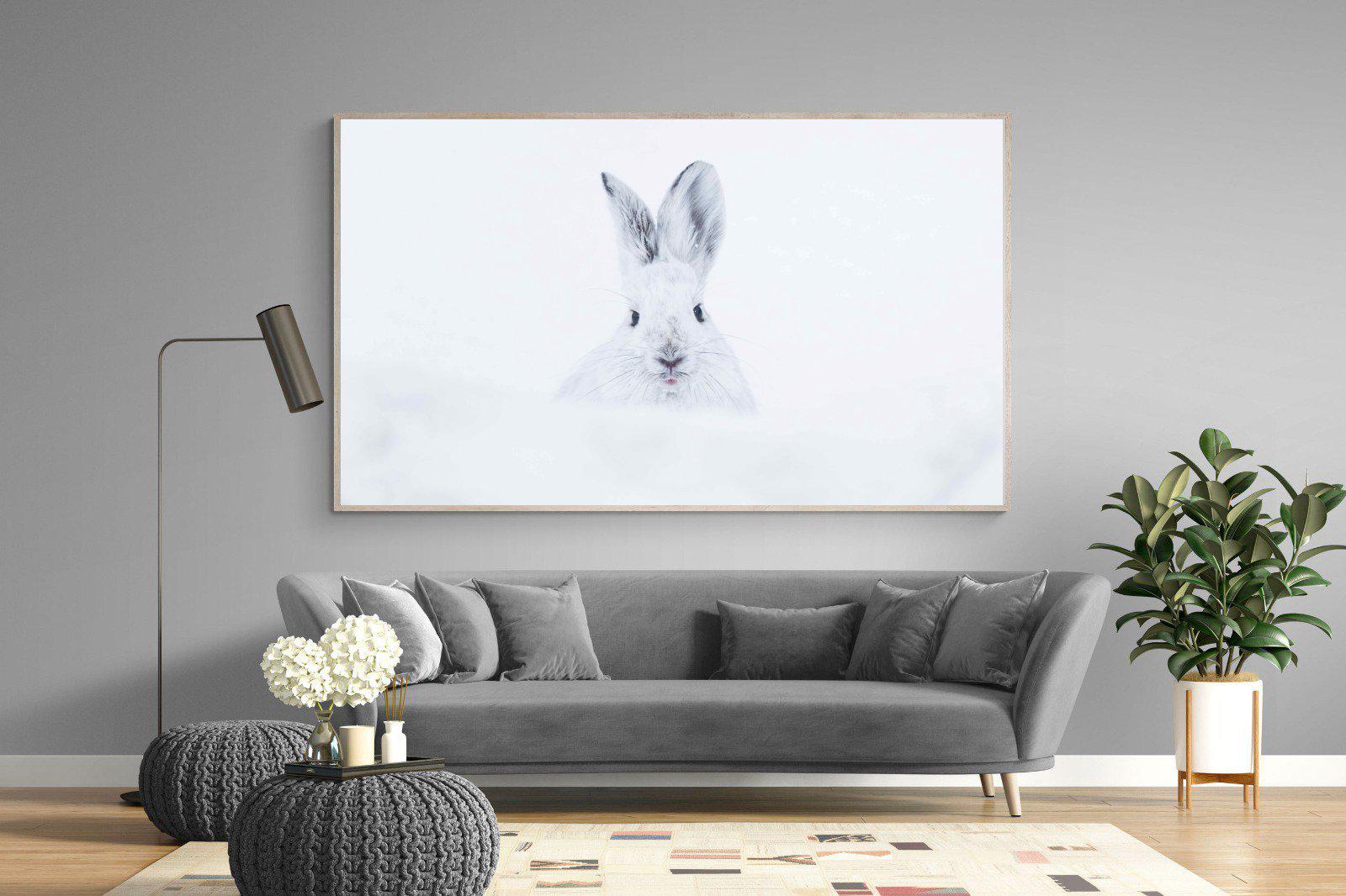 Hare-Wall_Art-220 x 130cm-Mounted Canvas-Wood-Pixalot