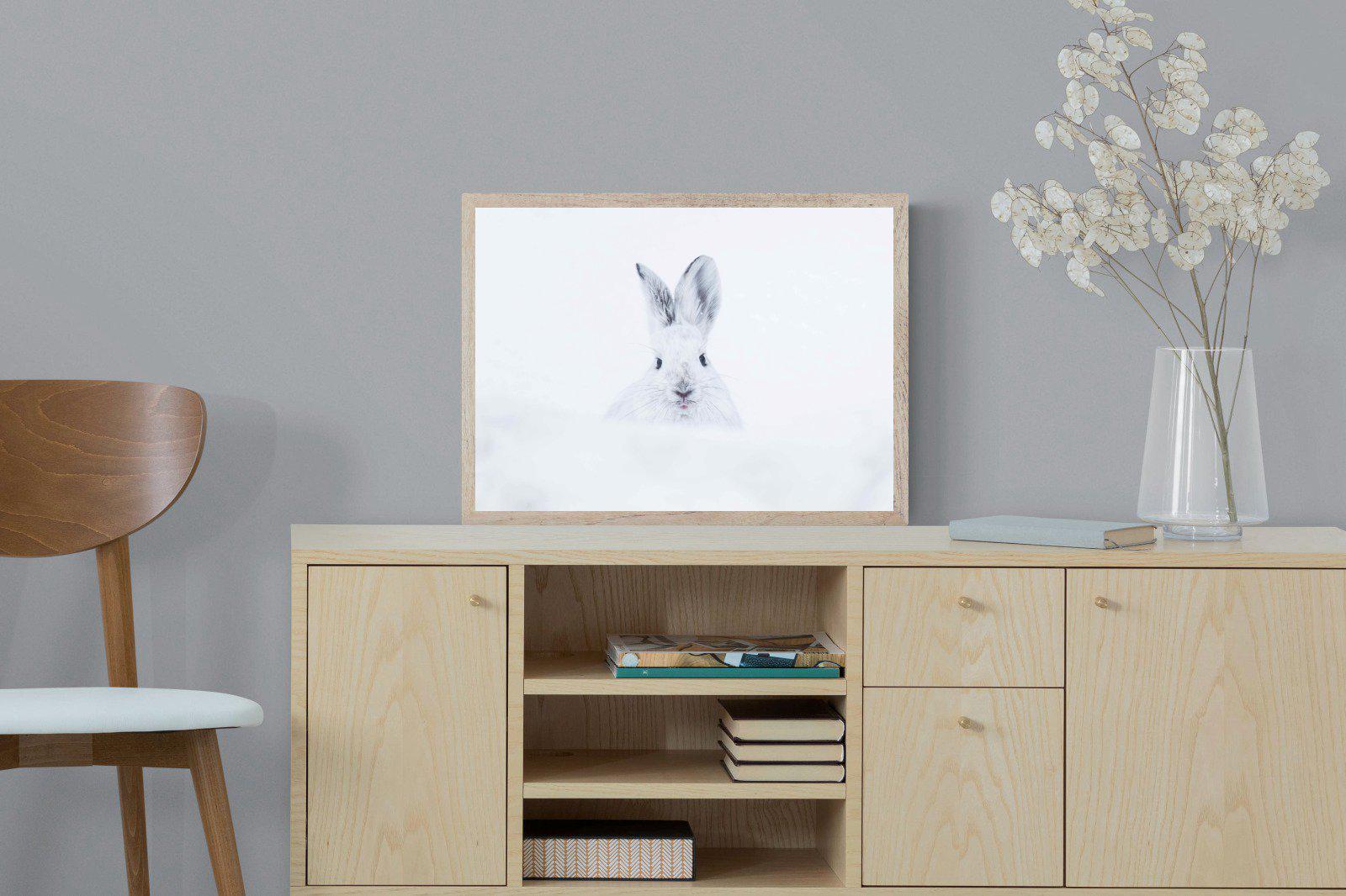 Hare-Wall_Art-60 x 45cm-Mounted Canvas-Wood-Pixalot