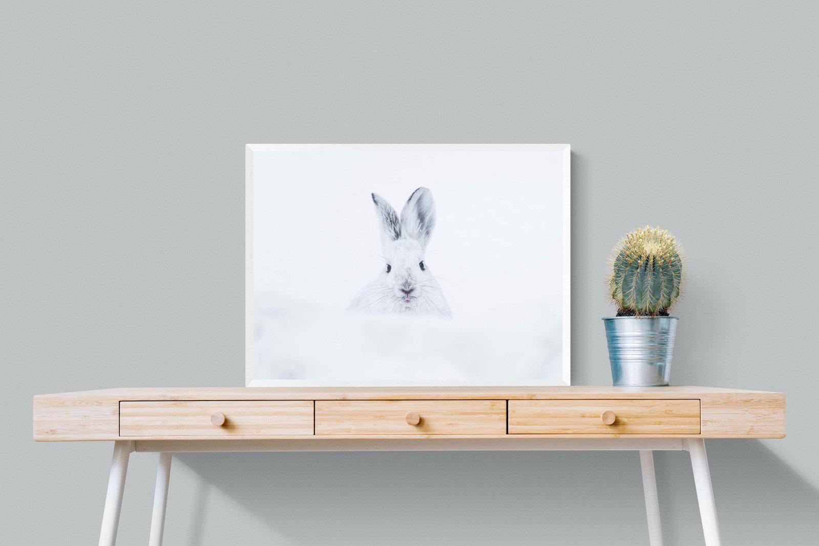 Hare-Wall_Art-80 x 60cm-Mounted Canvas-White-Pixalot