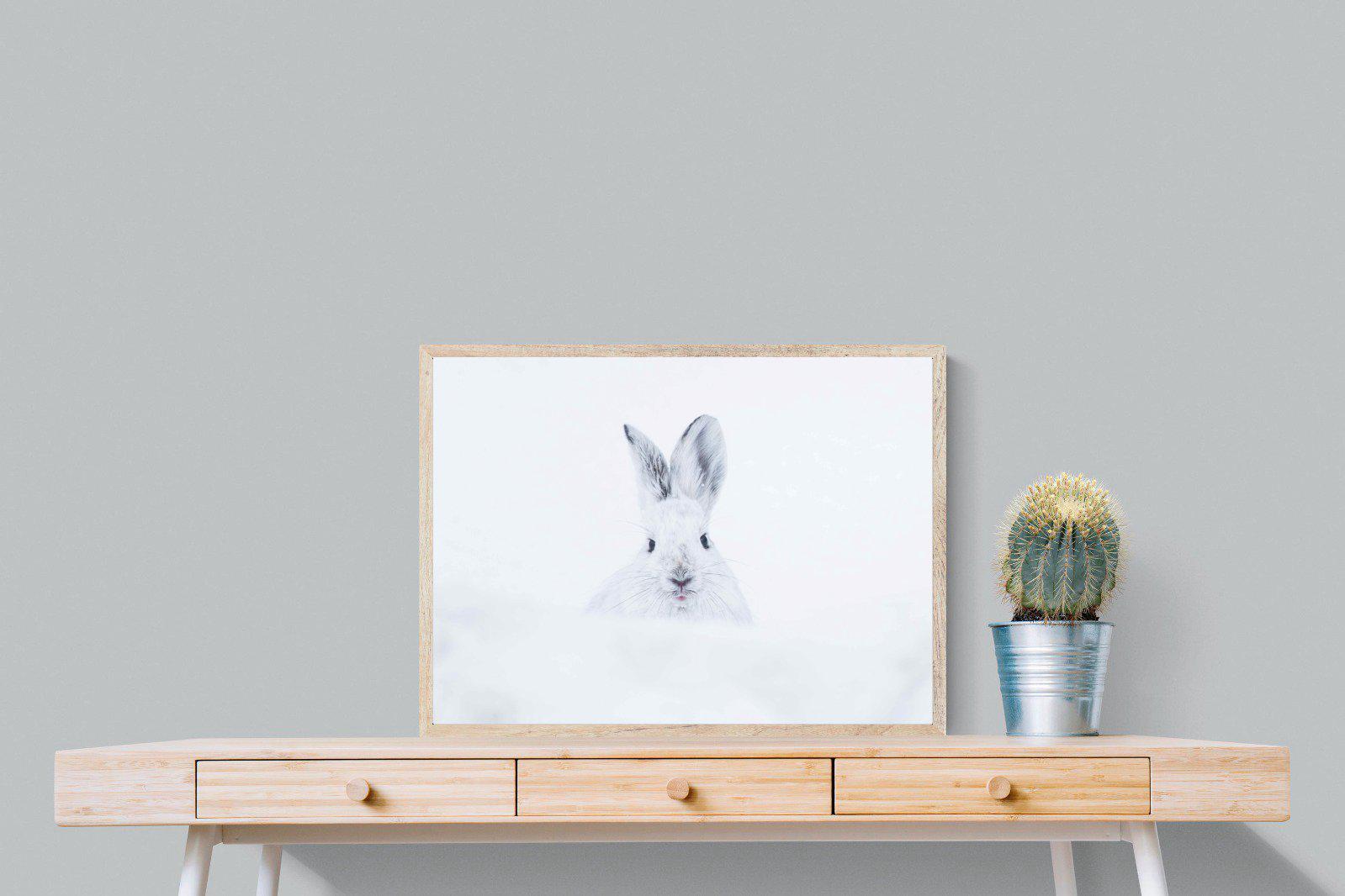Hare-Wall_Art-80 x 60cm-Mounted Canvas-Wood-Pixalot