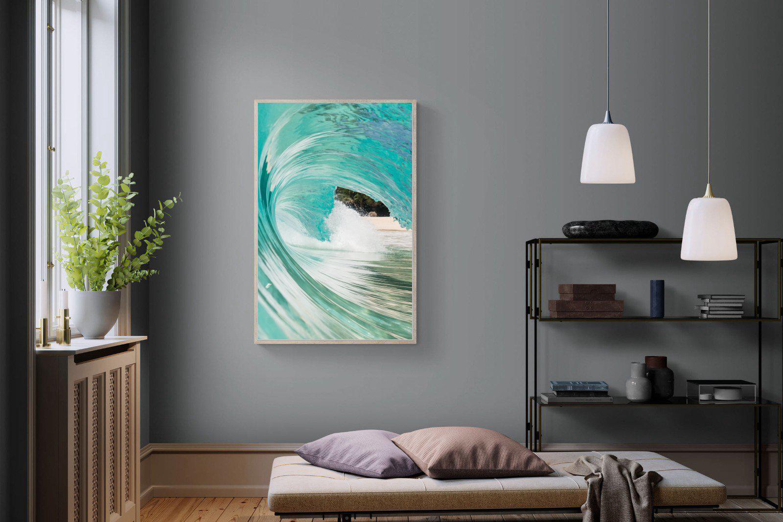 Heart of the Wave-Wall_Art-100 x 150cm-Mounted Canvas-Wood-Pixalot