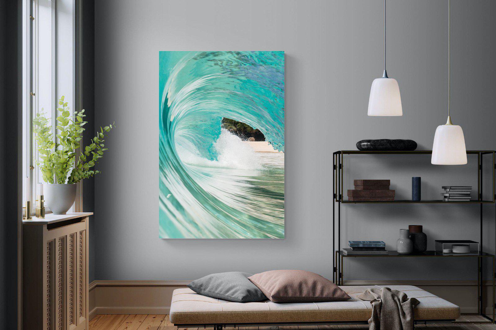 Heart of the Wave-Wall_Art-120 x 180cm-Mounted Canvas-No Frame-Pixalot