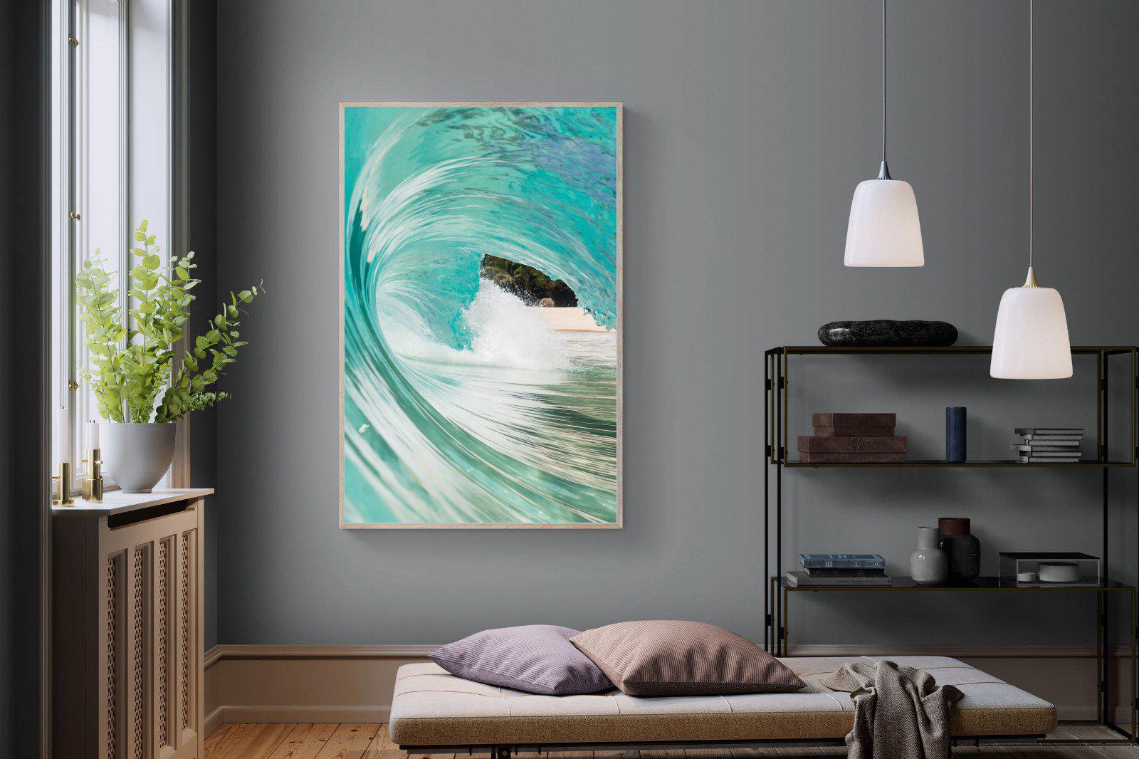 Heart of the Wave-Wall_Art-120 x 180cm-Mounted Canvas-Wood-Pixalot